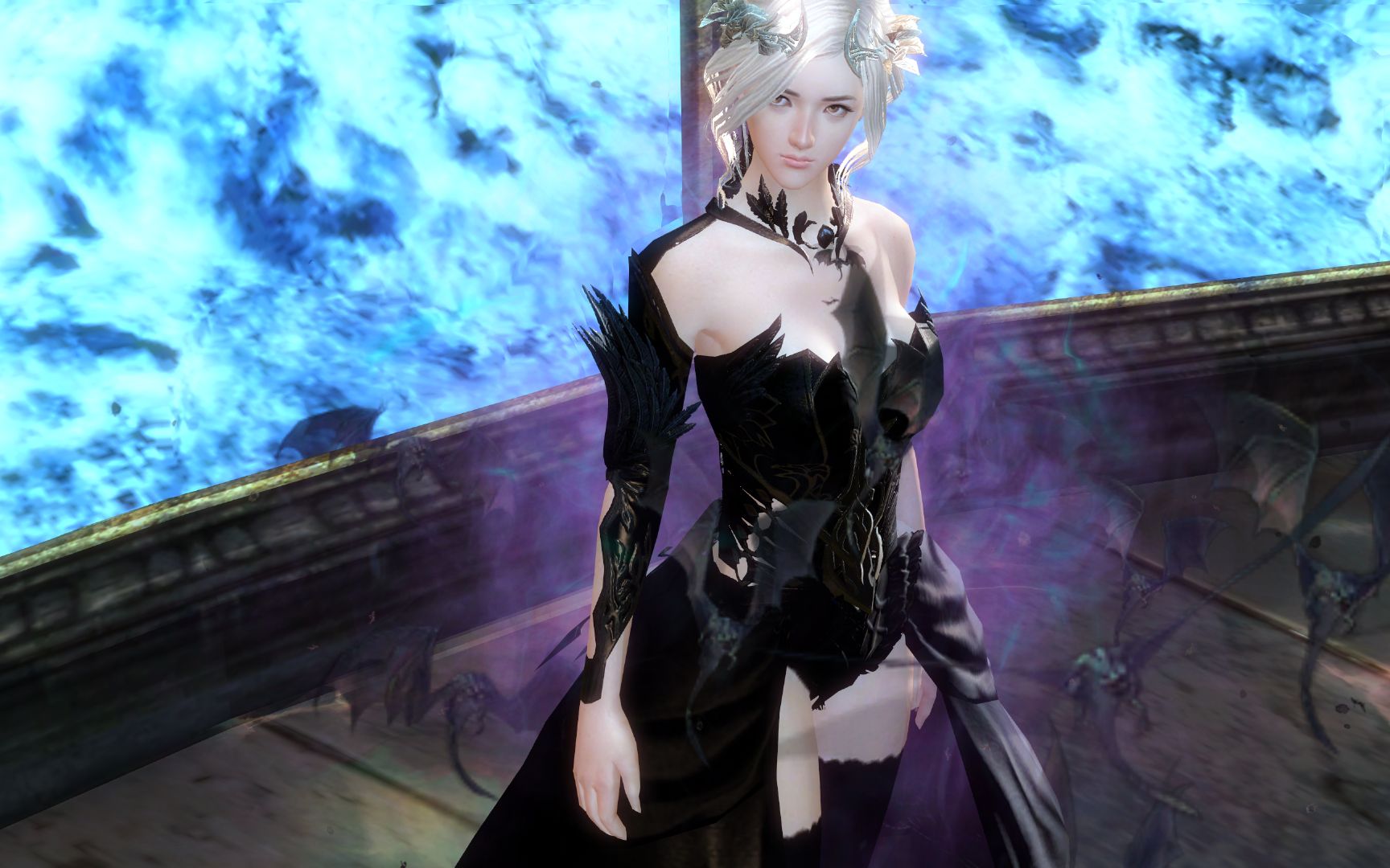 【激战2】黑暗女王 人女轻甲幻化染色方案分享 | 激战暖暖系列 性感