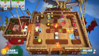 OVERCOOKED2  故事5-2  4584  二二三四 各来一次