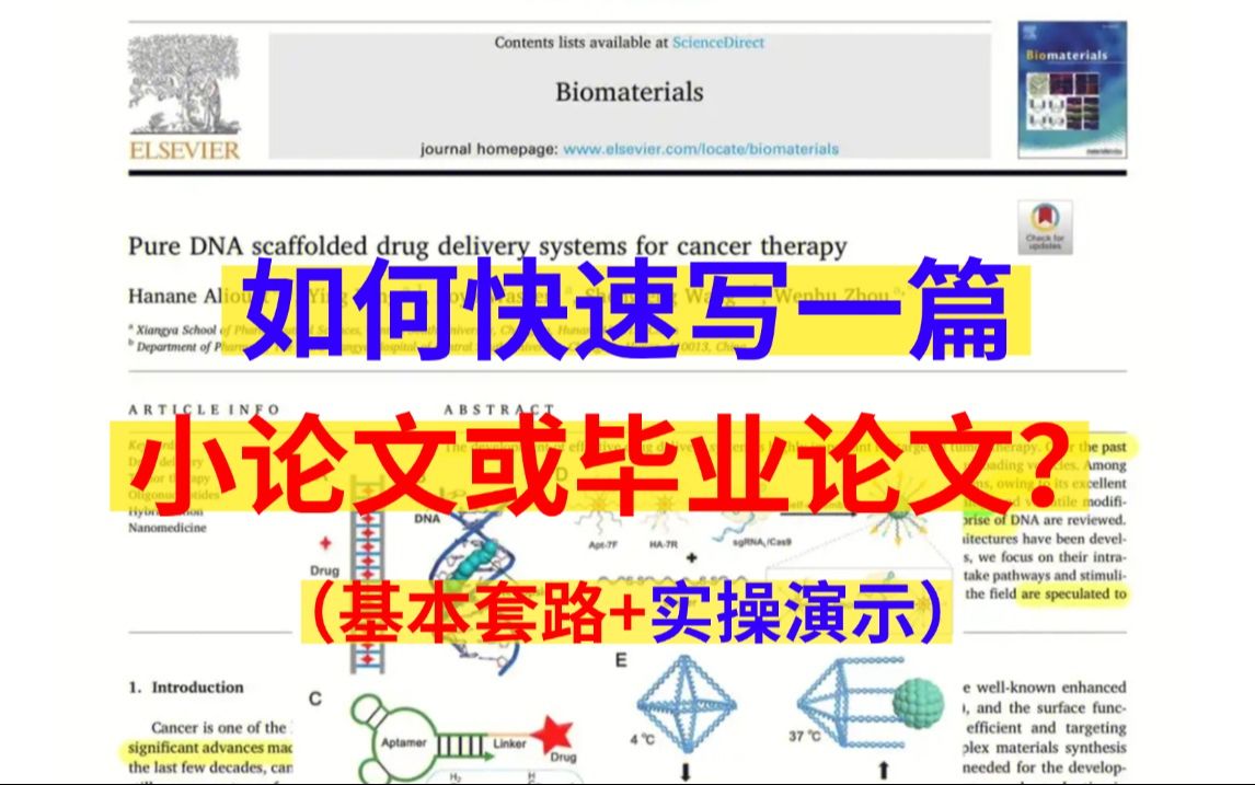 导师放养,如何快速写一篇小论文或毕业论文?基本套路+实操演示:如何找论文创新点?怎么获取数据?怎么做实验?如何读文献?一次性讲清楚所有难点...