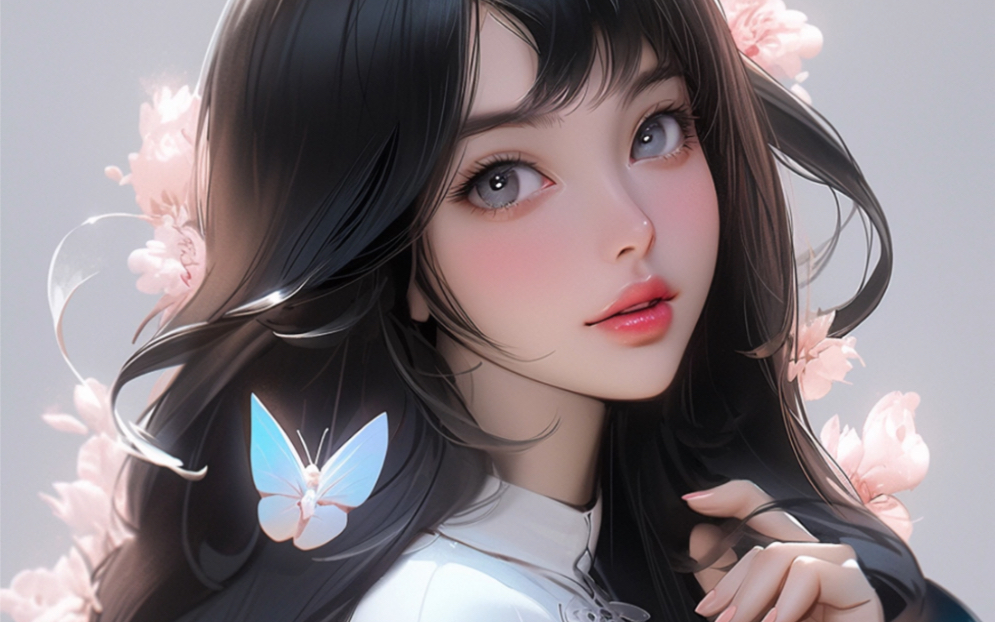 氛围感女生头像|蝴蝶少女