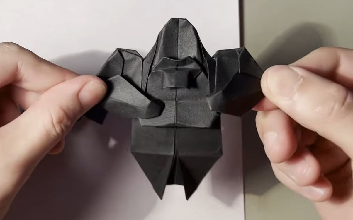 【madiyar origami】猩猩折纸教程how to make an easy origami