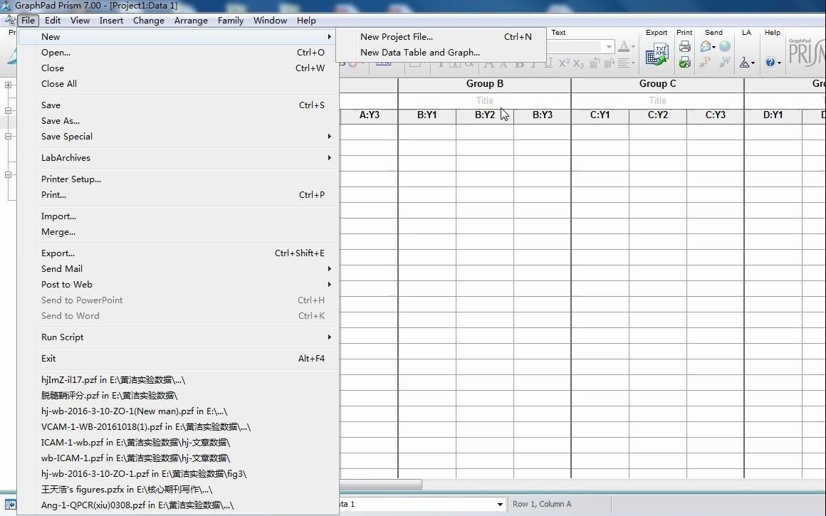 如何利用graphpad prism 7软件做出漂亮热图2——实操哔哩哔哩bilibili