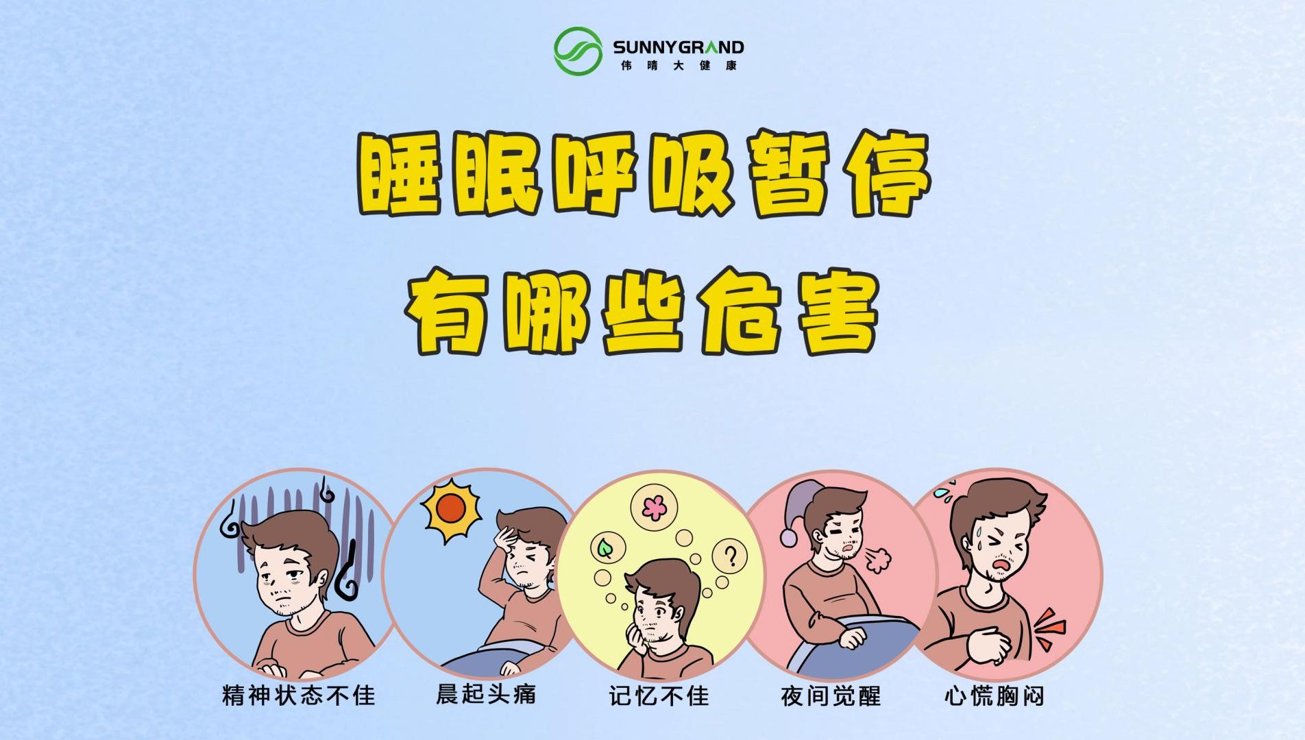 睡眠呼吸暂停有哪些危害?