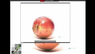 彩铅手绘教程入门视频-实战案例（苹果）