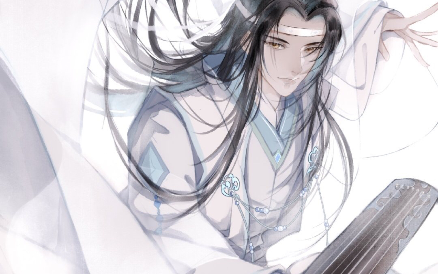 【魔道祖师】【古筝】深夜扒谱,山洞里蓝二哥哥给魏无羡哼的歌