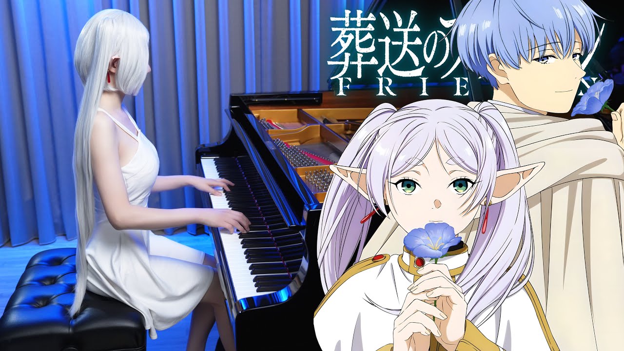 [转载]Sousou no Frieren ED「Anytime Anywhere  milet」Ru's Piano Cover 𐟒Friere哔哩哔哩bilibili