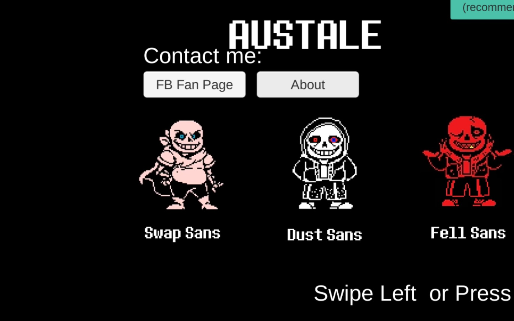 swapsans第一次通关