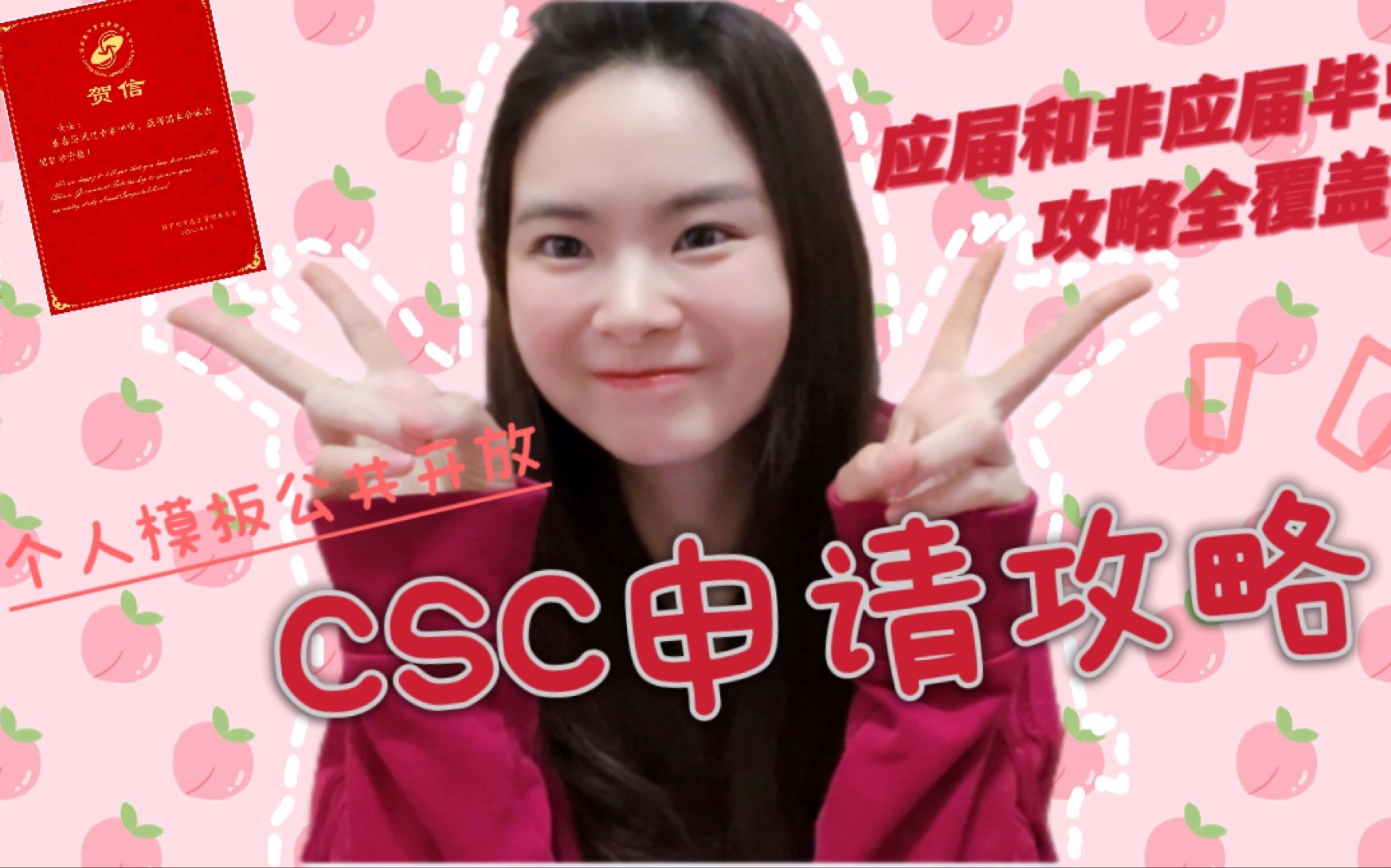 国家留学基金委公派留学申请攻略(CSC)含非应届毕业生攻略哔哩哔哩bilibili