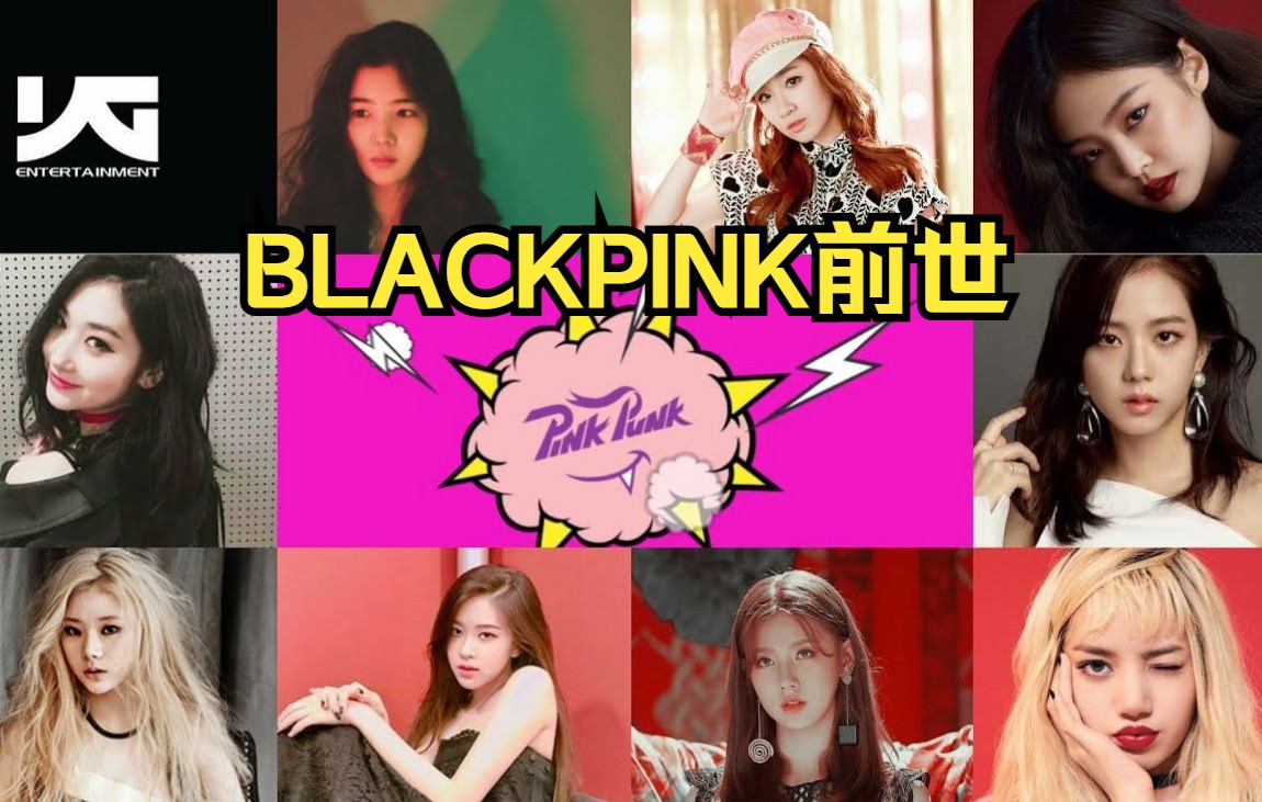 深扒!BLACKPINK前世PinkPunk历史 那些不为人知的秘密【BLACKPINK WIKI】哔哩哔哩bilibili