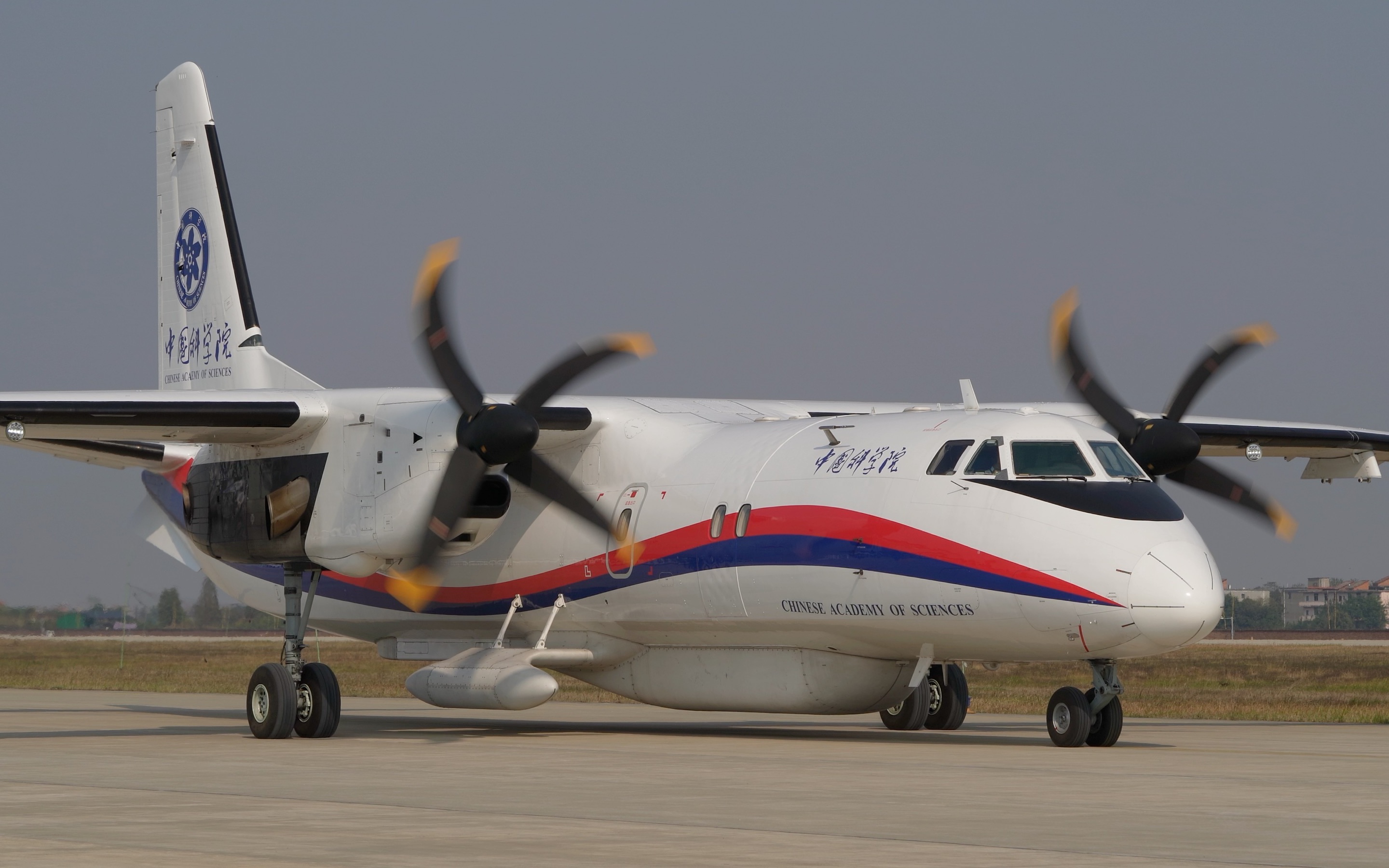 【4k 原声】2021南昌飞行大户中国科学院新舟60遥感机滑行