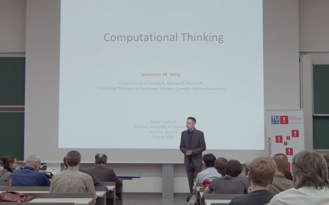 周以真教授 计算思维 讲座 2016年6月9日 Jeannette Wing Computational Thinking 生肉哔哩哔哩bilibili