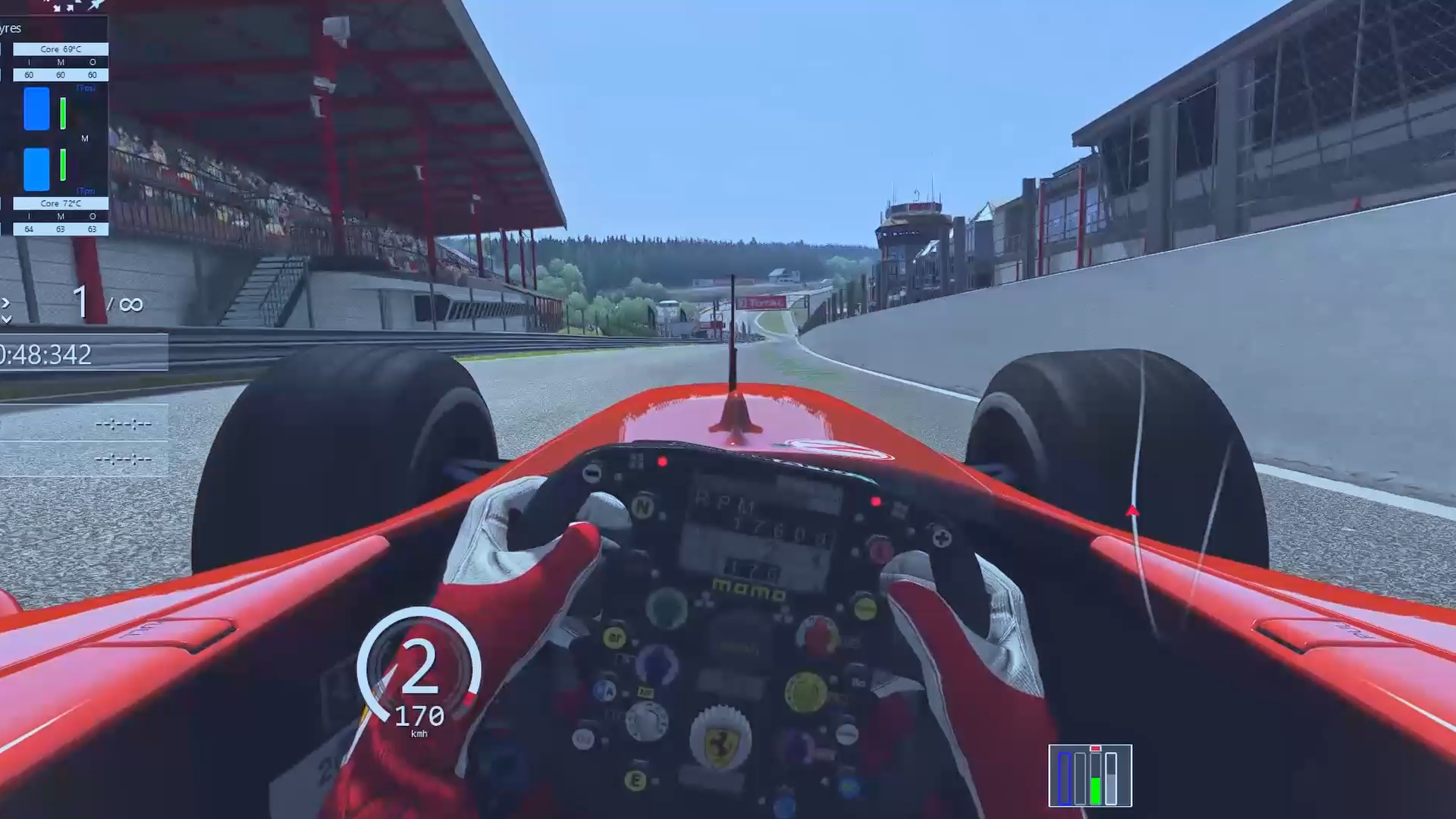 斯帕赛道开f1,赛博f1因为不会有油电争霸吧