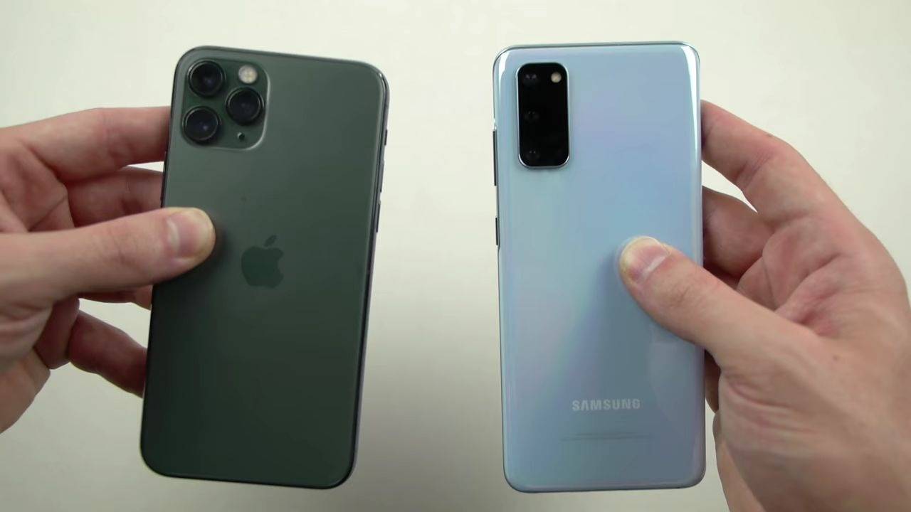 三星Galaxy S20和iPhone 11 Pro从200英尺的螺旋楼梯掉下去它还会生存吗?哔哩哔哩bilibili