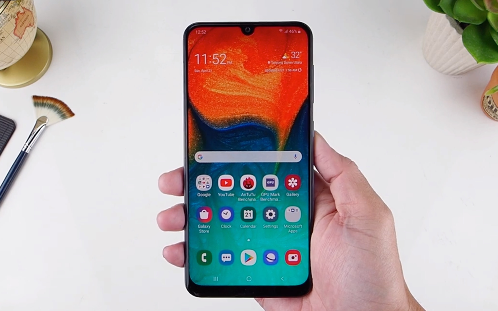 外媒开箱评测三星a30