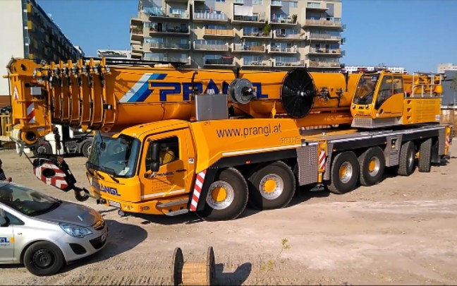 格鲁夫gmk 6300l起重机离场_哔哩哔哩_bilibili