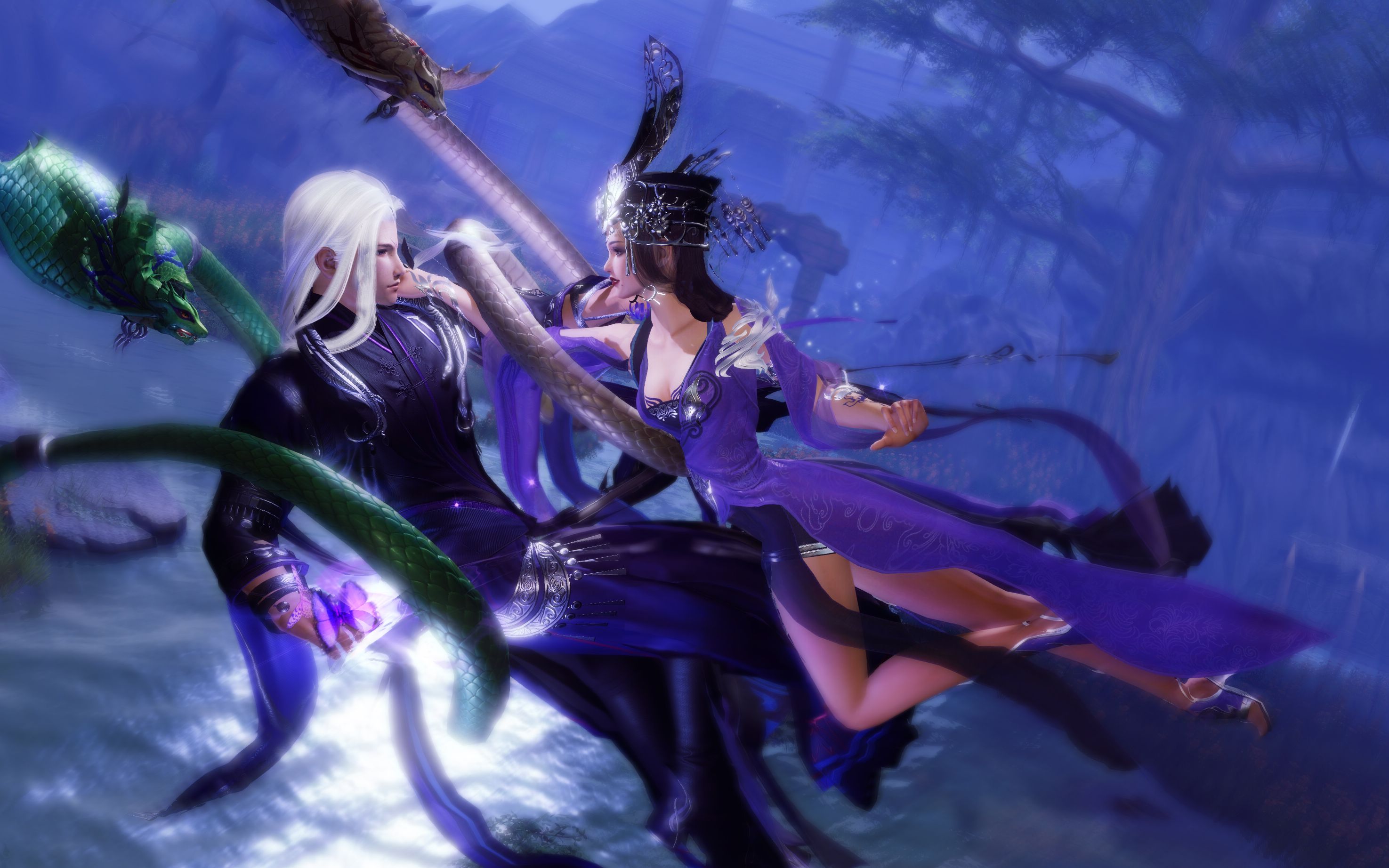 【剑网三捏图】玩蛇