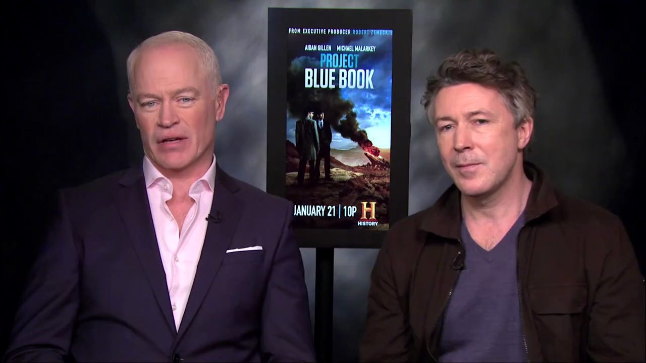 [图]PROJECT BLUE BOOK ( Season 2) AIDAN GILLEN & NEAL MCDONOUGH INTERVIEW