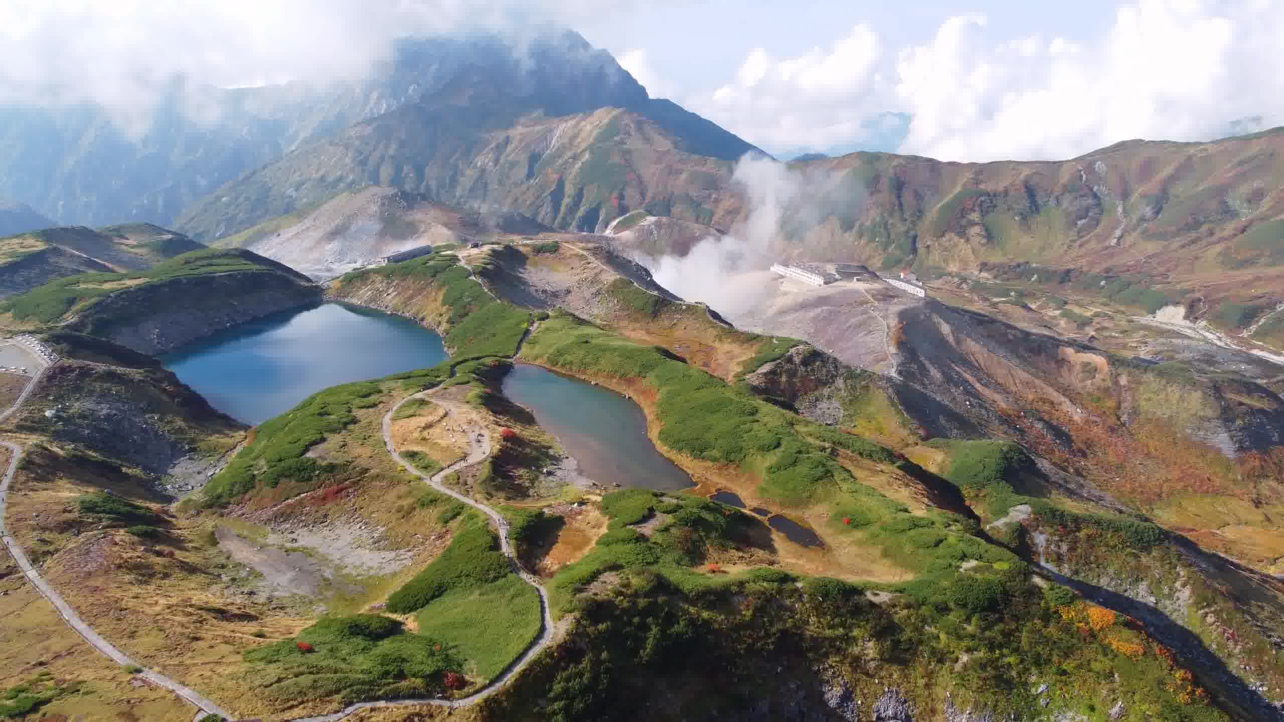 日本北阿尔卑斯山脉-立山绝美秋景