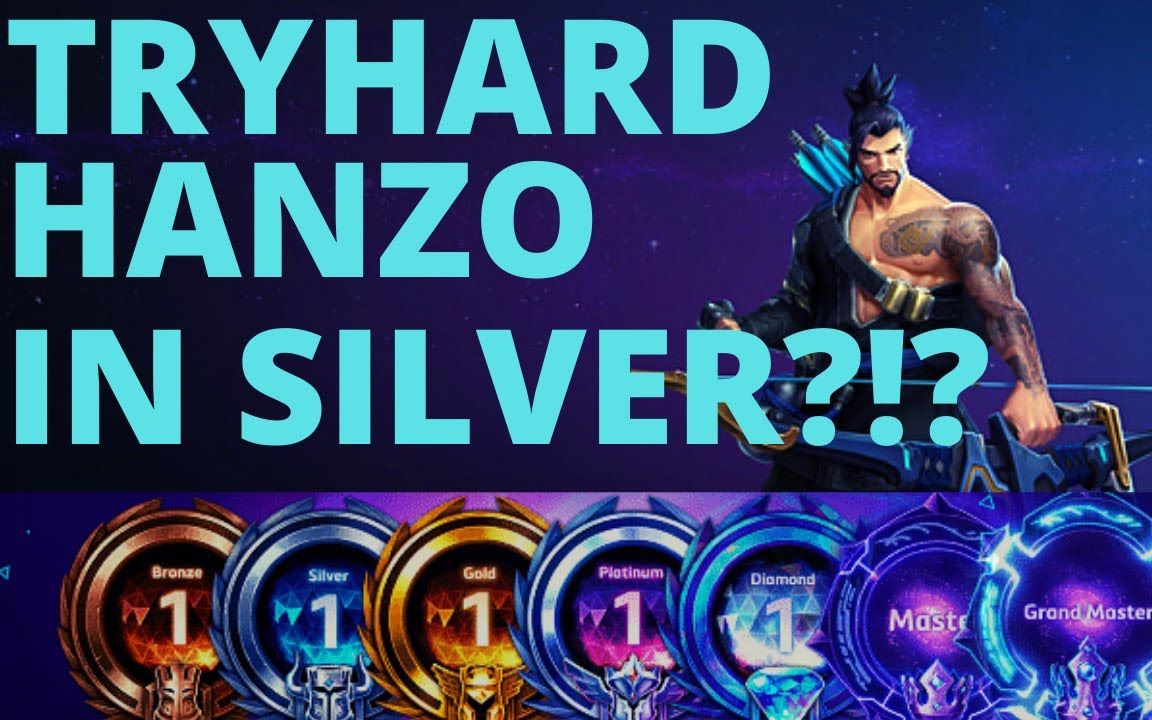 半藏:绝!白银局的超白银运营! Hanzo  Dono for Tryhard Hanzo in SIlver?!?  Silver 1 B2GM S4哔哩哔哩bilibili