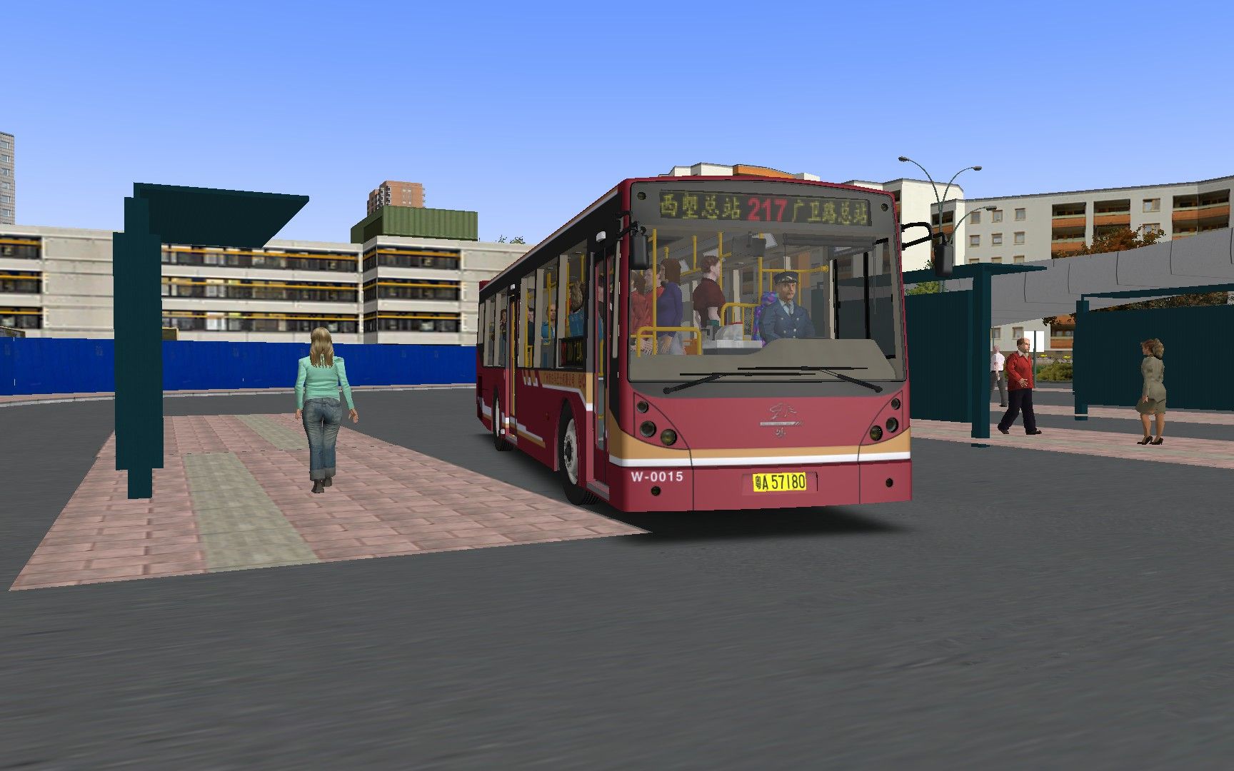 【弈棠】omsi2 驾驶珠江gz6112sc营业于广佛市217路_哔哩哔哩bilibili