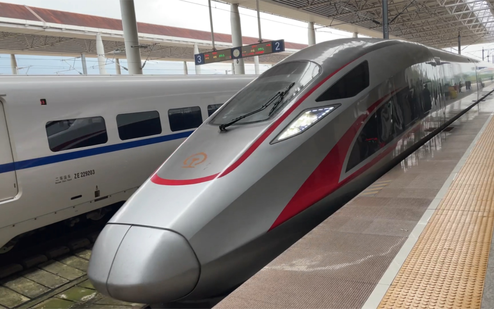 【长编组复兴号】g4316(广州南-福州南)cr400af-a-1034 漳州站-厦门