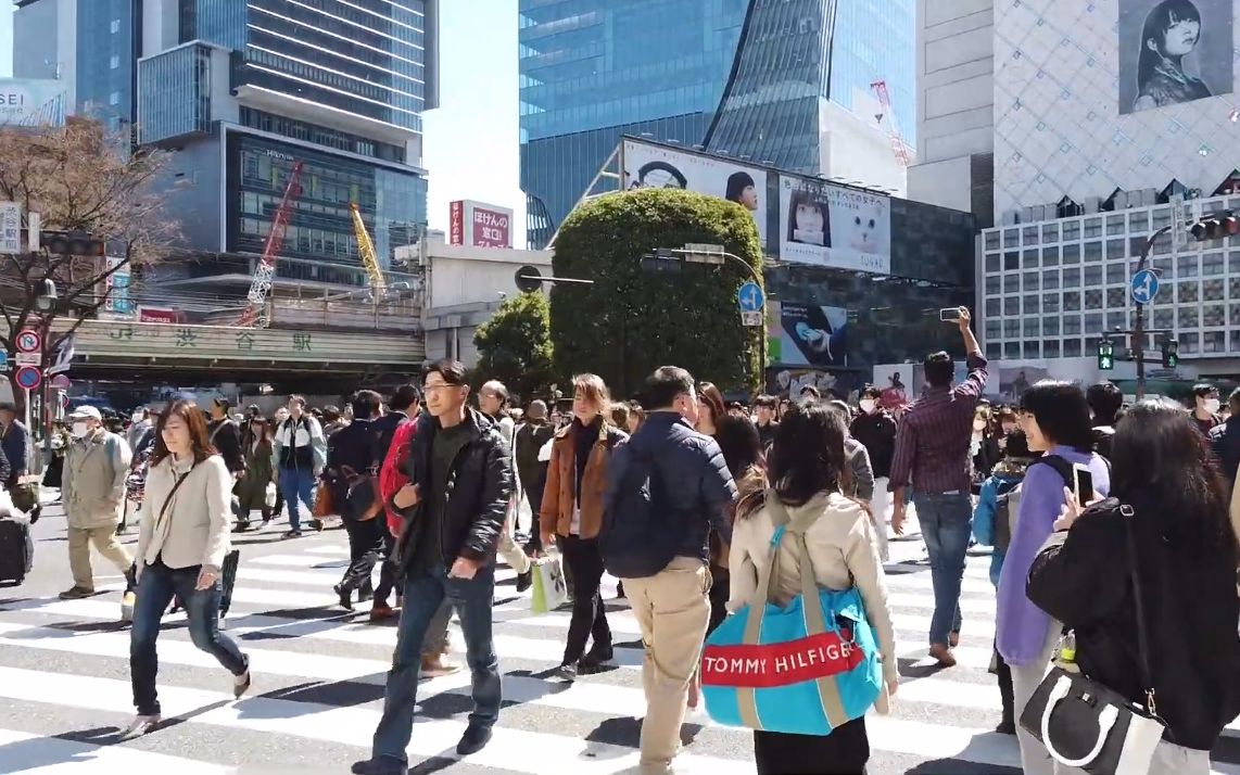 [图]【超清日本】漫步东京北参道駅-涩谷交差口 2019.3