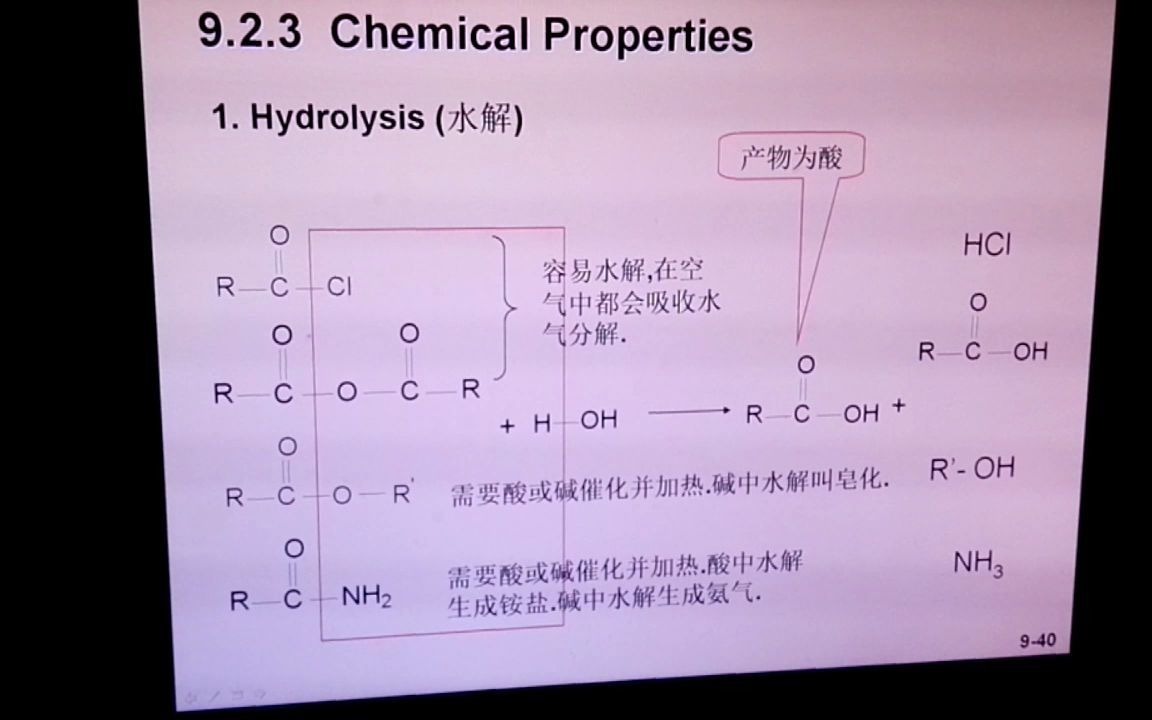 第9章 羧酸及其衍生物13衍生物性质哔哩哔哩bilibili