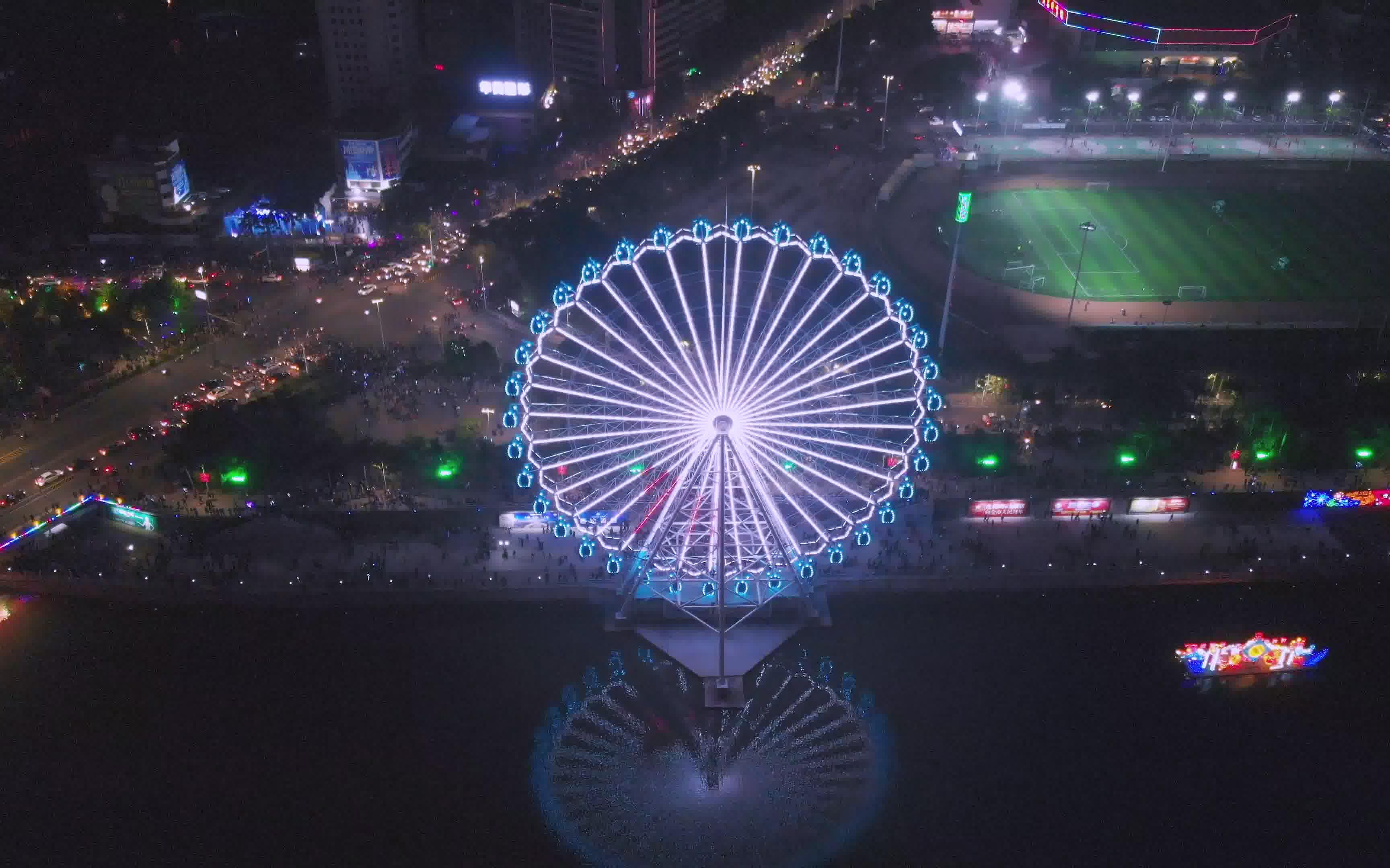 2分50秒带你领略茂名小东江的极致夜景