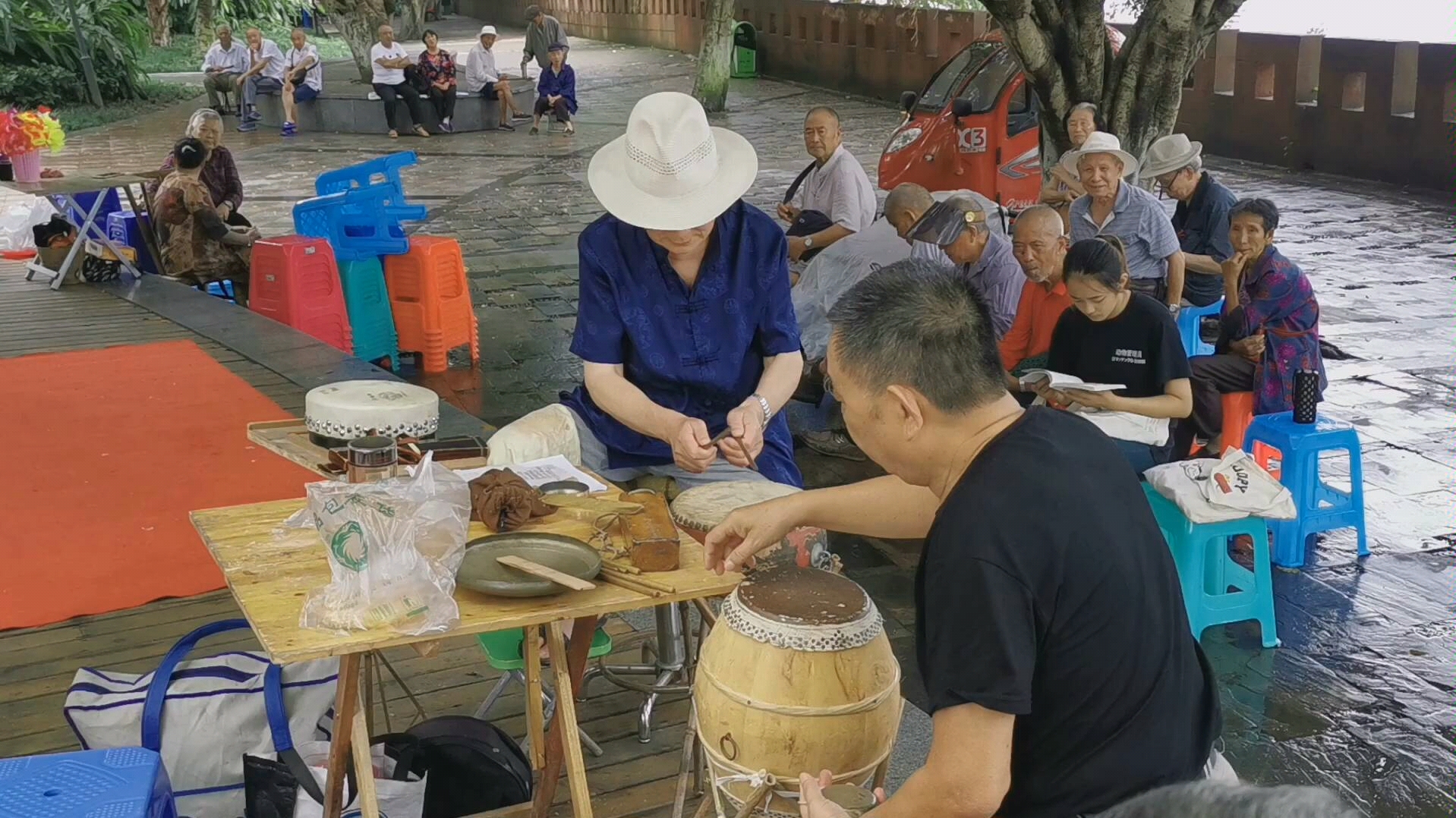 [图]乐山市中区岷江川剧社 闹台锣鼓