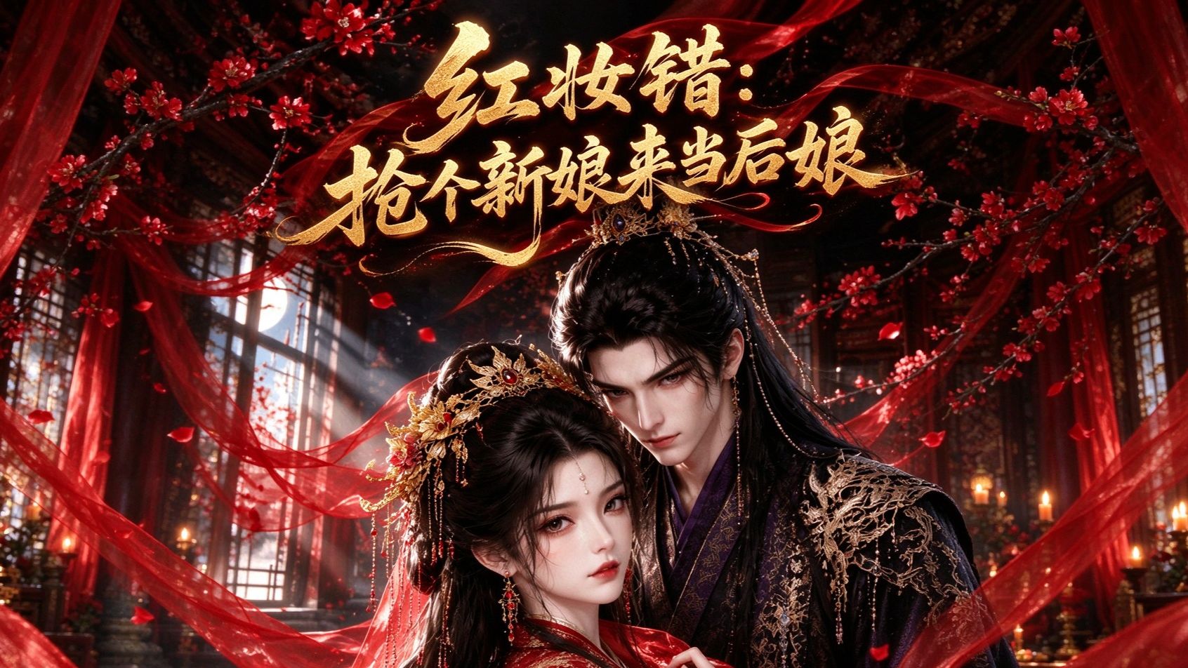 红妆错：抢个新娘来当后娘 重生回大婚当日，本该受尽折辱的婚事被她当机立断扭转，转头嫁入安王府。她凭过人胆识与缜密心思周旋朝堂，力护家族安稳，寻访失散兄长