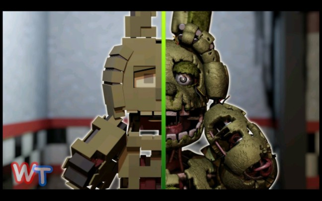 [图][FNAF/MC] 当弹簧老登被困在Minecraft中｜SPRINGTRAP IS TRAPPED IN MINECRAFT