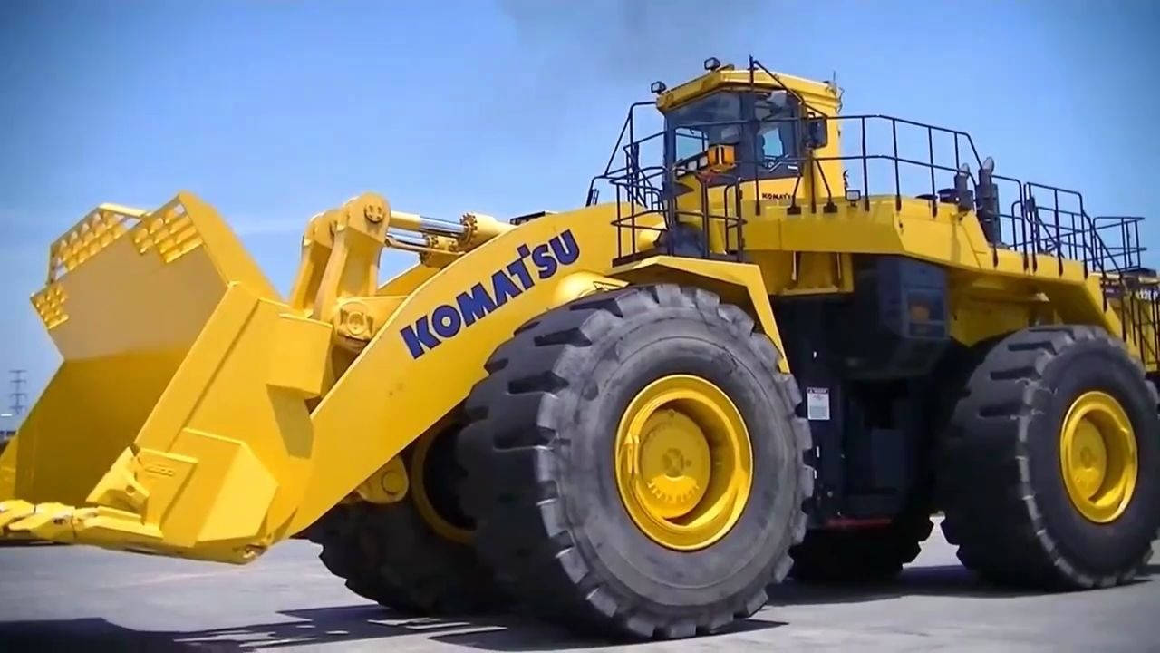 空中飞豹模型|小松komatsu最大轮式装载机wa1200-6