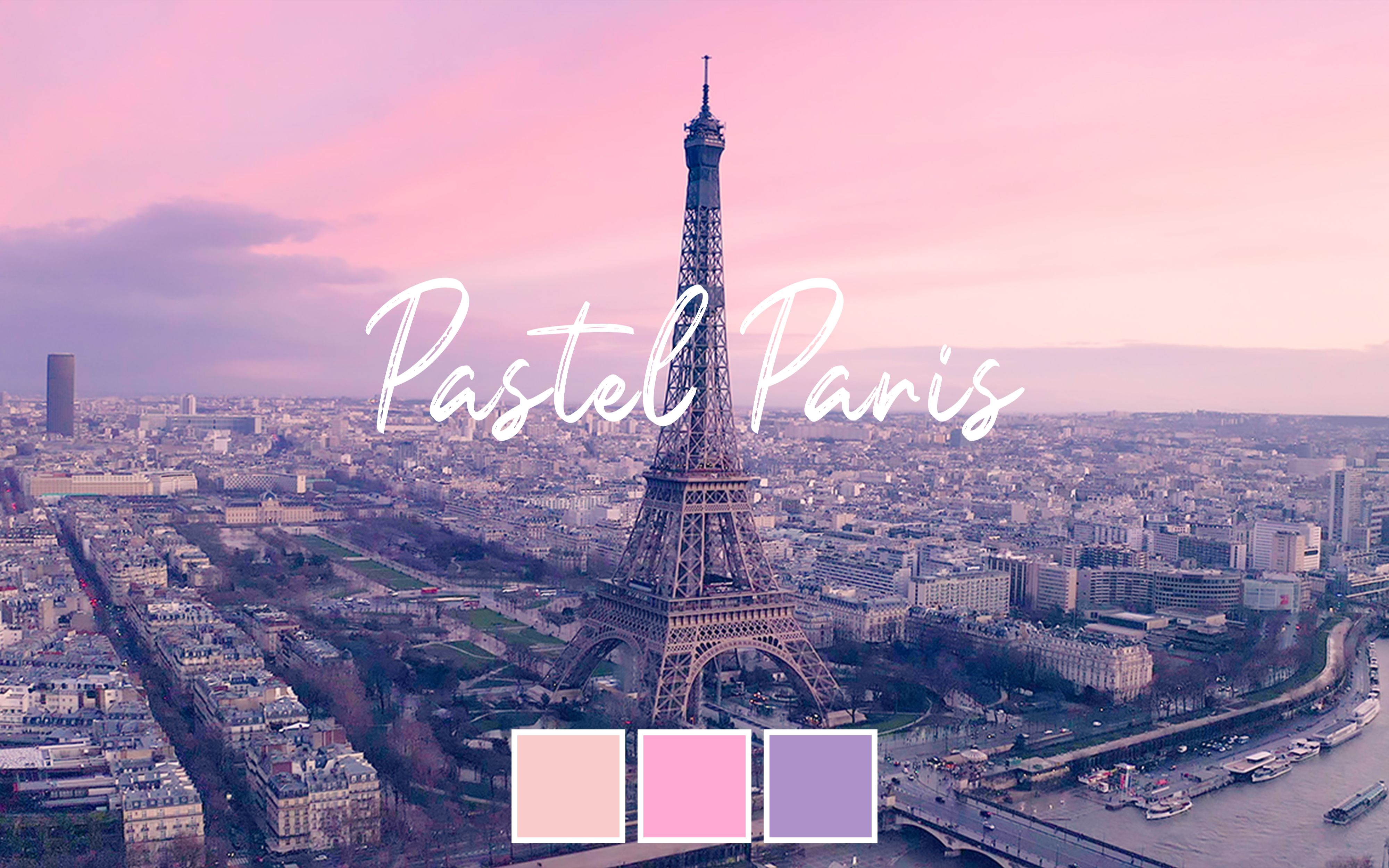 【Pr风光调色系列 】粉彩巴黎色调 Pastel Paris  下载素材跟我一起调!哔哩哔哩bilibili