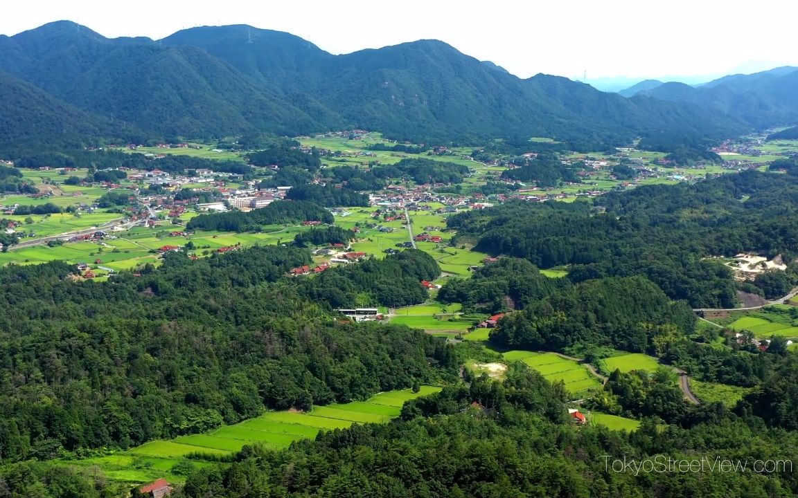 【超清日本】第一视角 无人机航拍 岛根县-邑南町展望台 2019.12