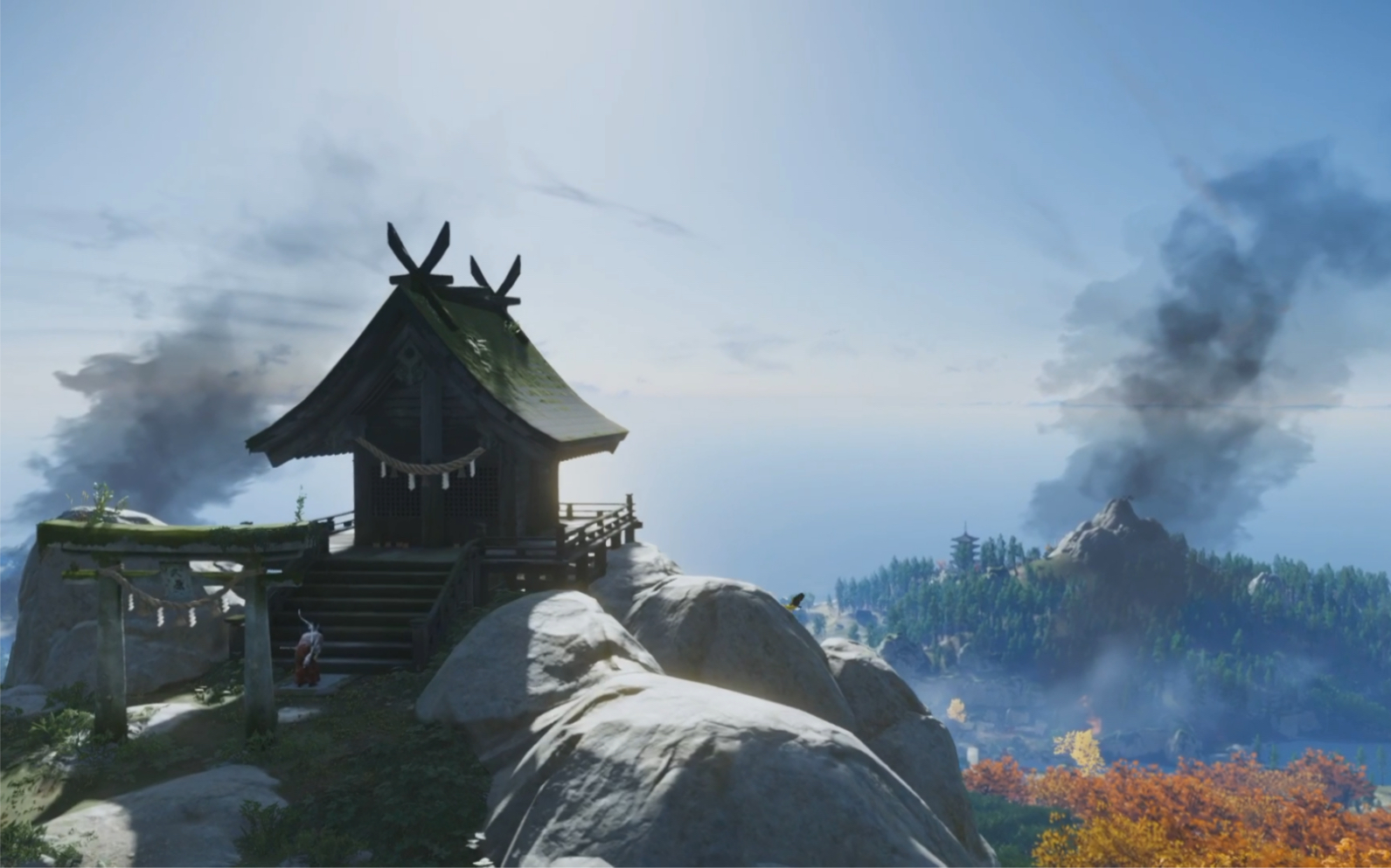 对马岛之魂,龟岩神社火折尊护身符_哔哩哔哩_bilibili