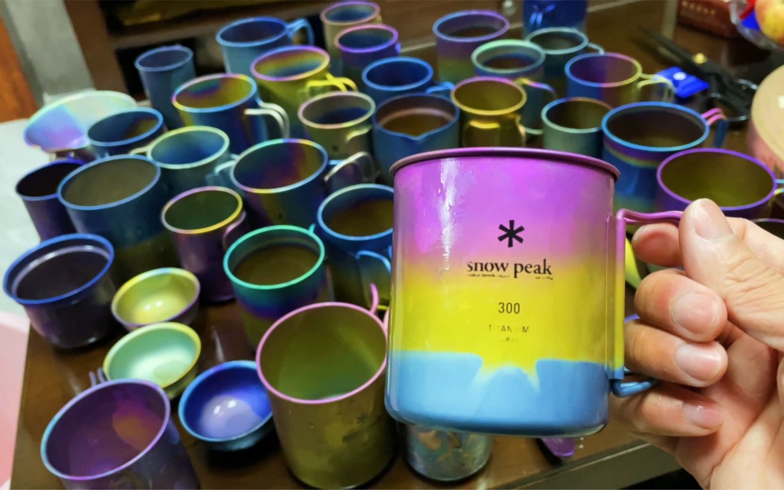 雪峰钛杯阳极氧化流程