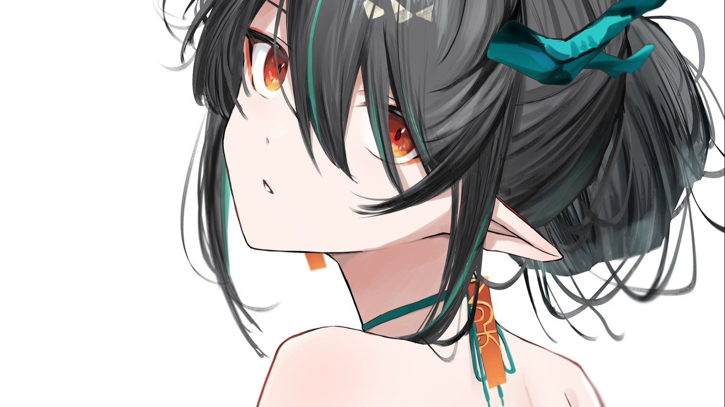 夕夕不嘻嘻(明日方舟夕壁纸))