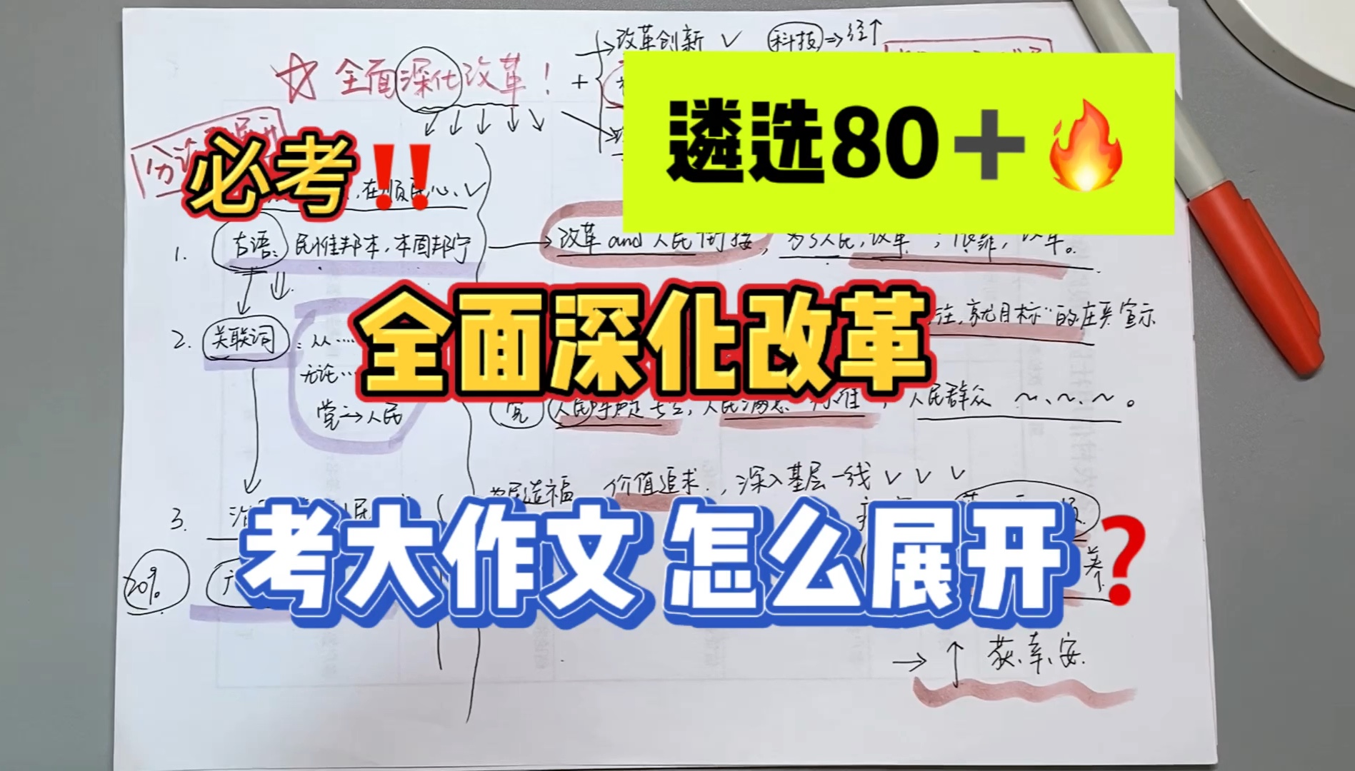 06.10遴选、申论|2024年全面深化改革,抽象的内容也要答出逻辑!哔哩哔哩bilibili