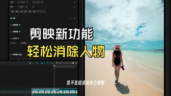 下载视频: 剪映新功能帮您轻松消除画面中不想要的物体