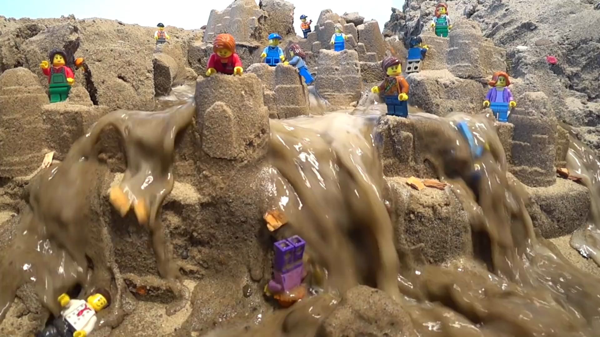 乐高水坝决堤 - 城堡与洪水 - kmcandbt