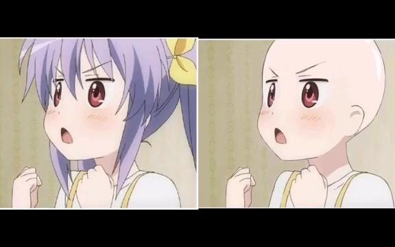 恶搞〕如果动漫人物都是光头的话!头发真的很重要www