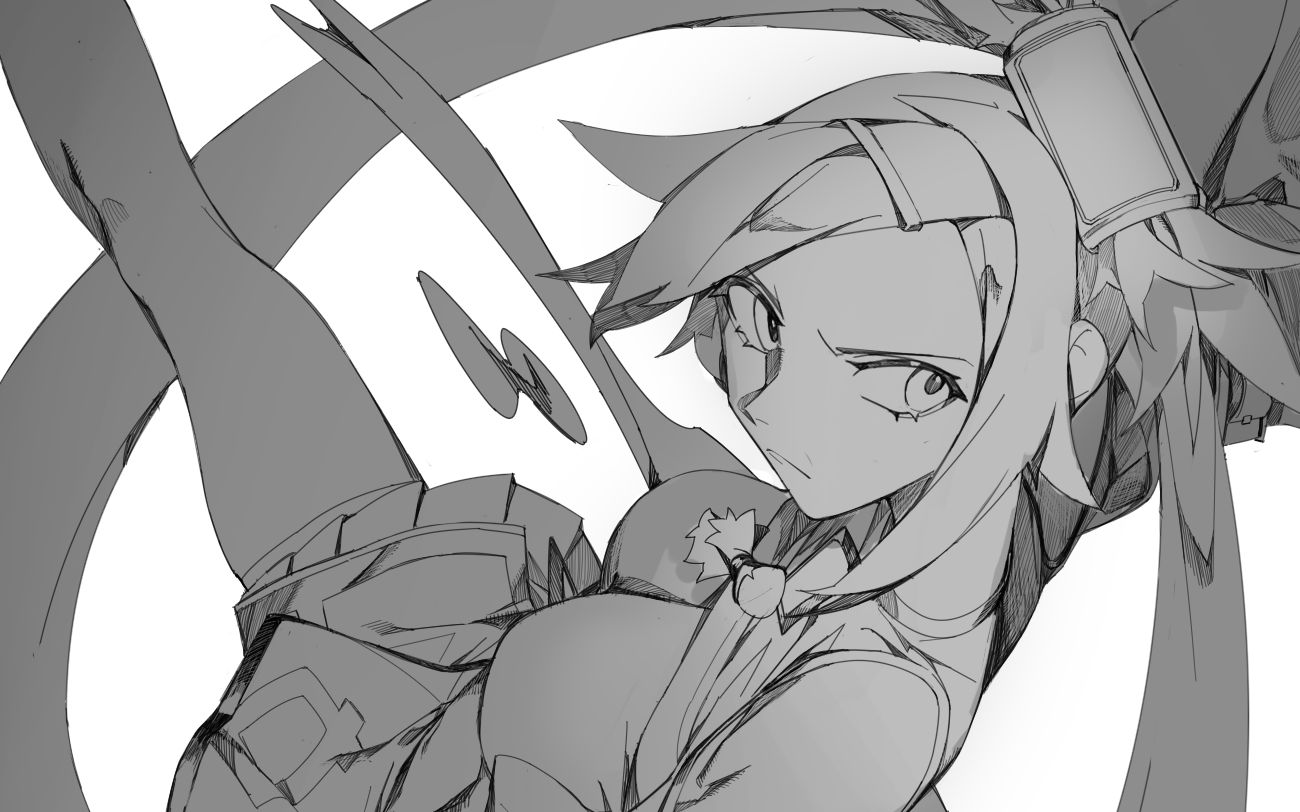 线稿过程 jam纱梦