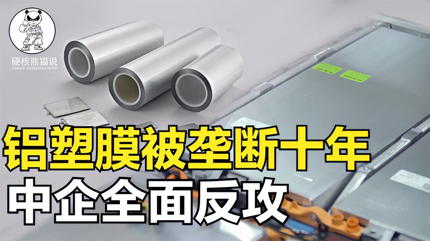 锂电池也被卡住脖子?国产铝塑膜被日韩垄断十年,我们正抓紧突破哔哩哔哩bilibili