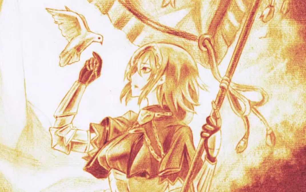 【gashai】《fate/apocrypha》圣女贞德绘画过程_哔哩哔哩 (゜-゜)つ