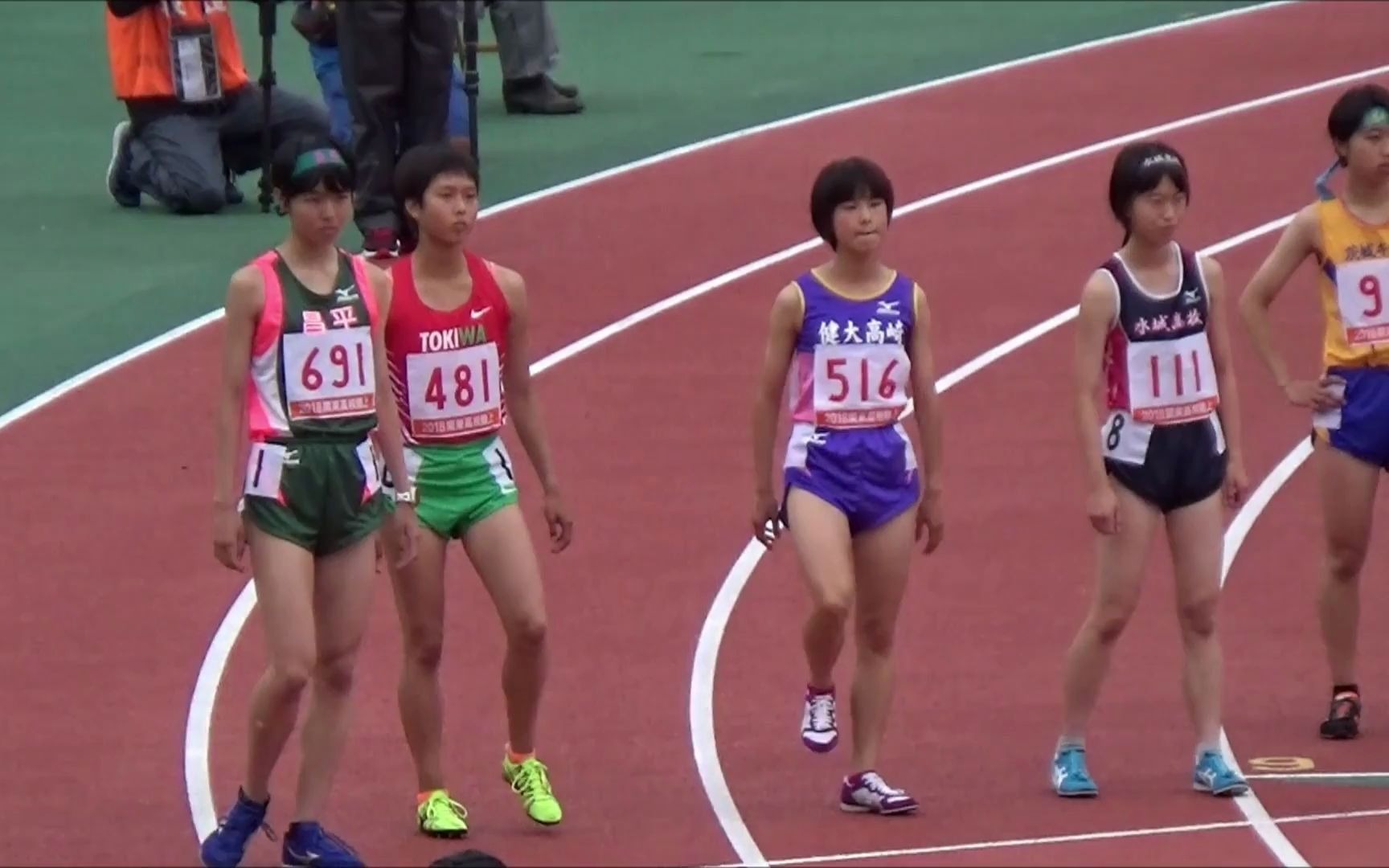 [图]関東高校陸上2018 北関東女子1500m決勝 ～ 表彰式 1位 4:32.77不破 聖衣来(1)