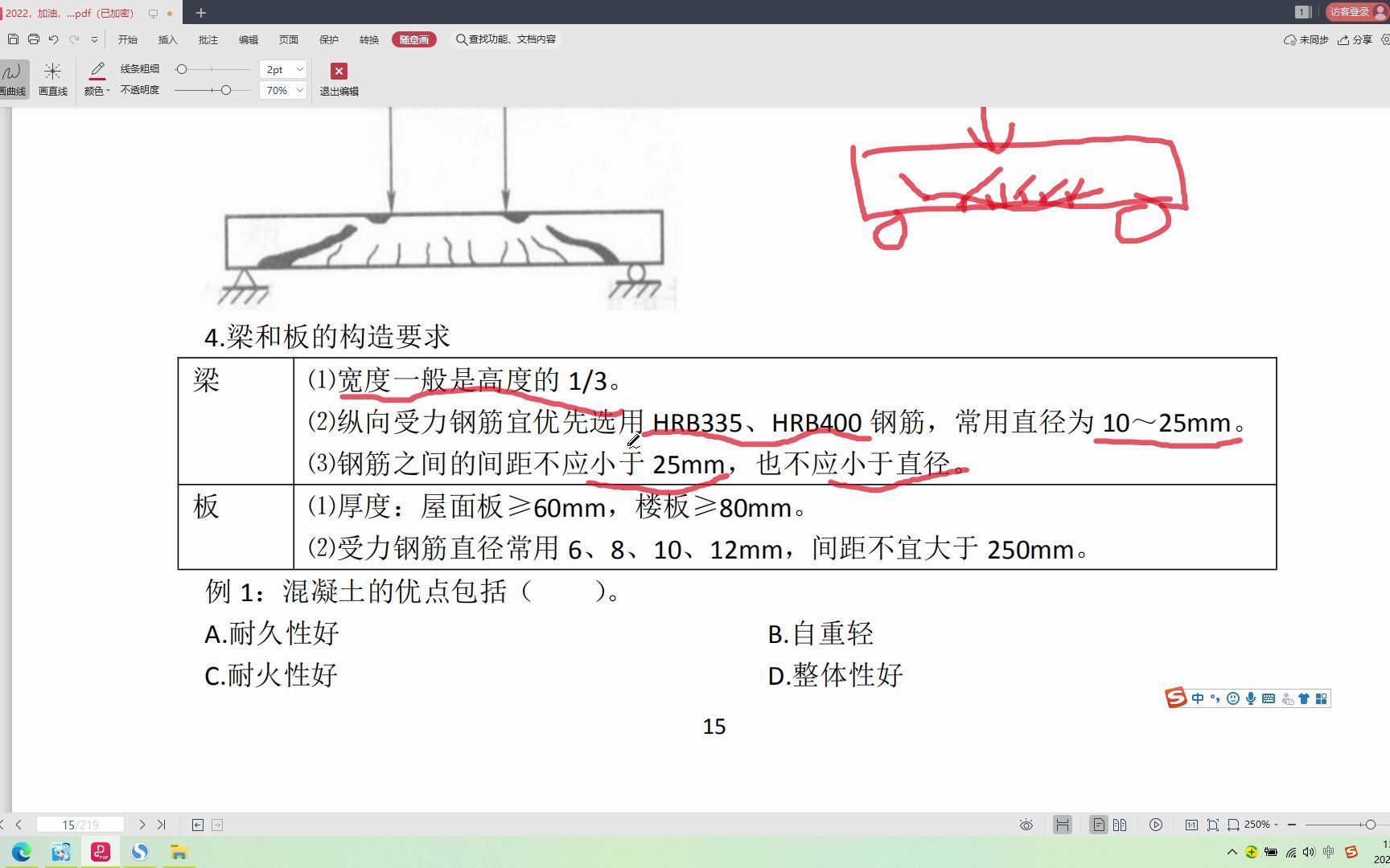 [图]备考2022一建，建筑实务，共同学习 1.7