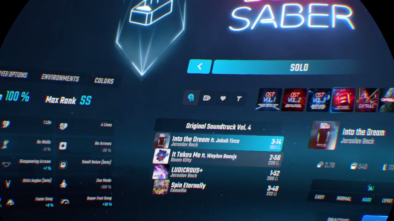 [图]新版本的《Beat Saber》多了几首免费歌曲 简单试玩