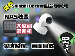 Download Video: NAS变身大容量监控录像机，支持ONVIF设备实时监控与回放——Shinobi Docker监控摄像头教程