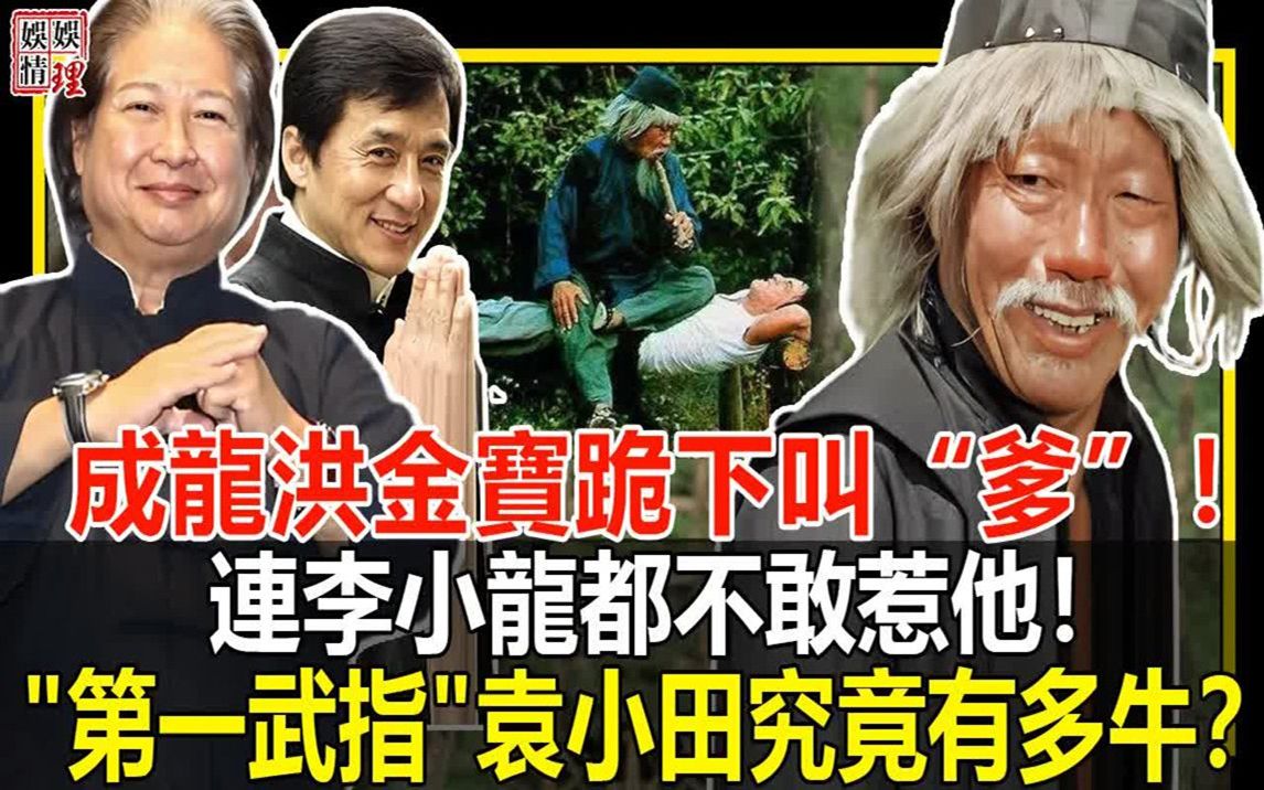 武术界鼻祖,一句话让张国荣改名,成龙洪金宝跪下叫“爹”!袁小田究竟有多厉害?李连杰:没有他,香港功夫电影就是不能看!哔哩哔哩bilibili