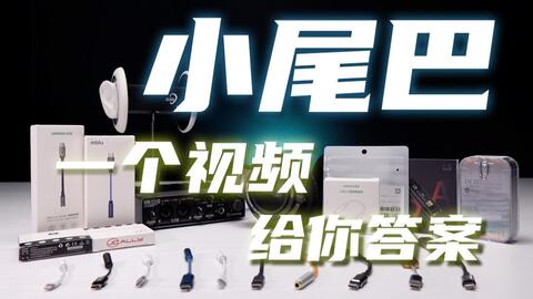 解码耳放 小尾巴一条视频讲明白 哪款匹配你的耳机 十款小尾巴横评推荐 哔哩哔哩